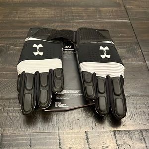 Brand new football gloves- tag intact, though removed